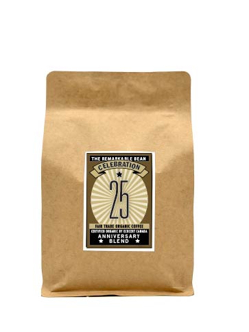 25 Anniversary Blend Certified Organic Coffee—— medium roast-smokey, rich, celebrating 25 years of serving coffee- 1 lb/454g
