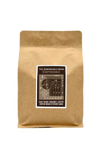 Espresso Certified Organic Coffee—- dark roast- rich, well balanced - 340g- 1 lb/454g