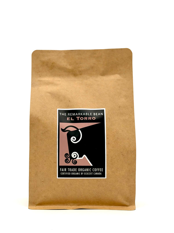 El Torro Certified Organic Coffee— -medium roast-earthy, Mellow -340g-1 lb/454g