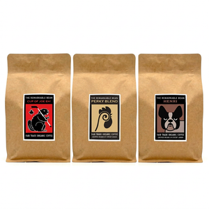 Three-pack coffee image with space between the bags