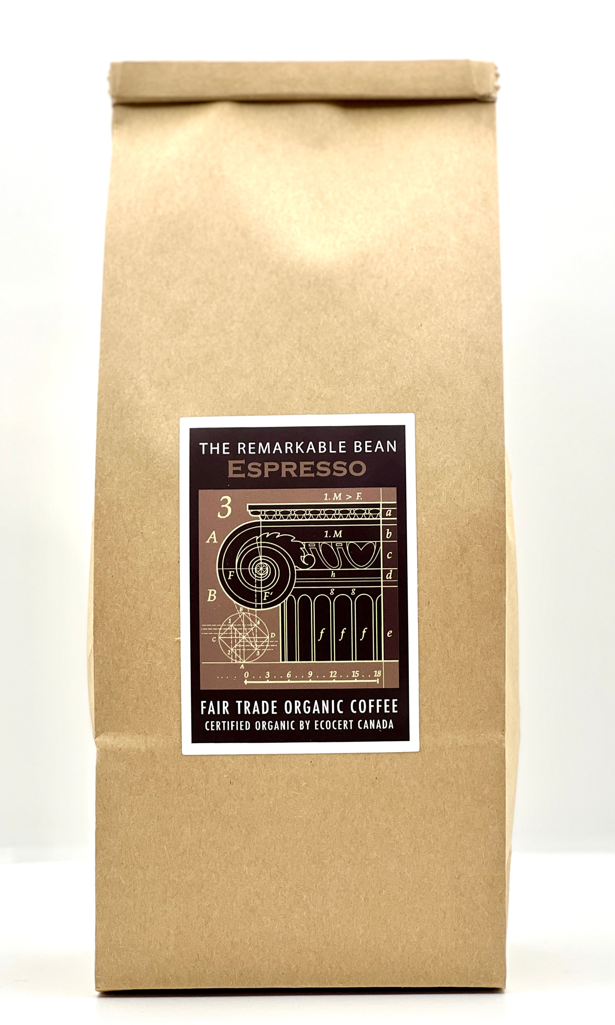 Espresso Certified Organic Coffee—- dark roast- rich, well balanced -  1 lb