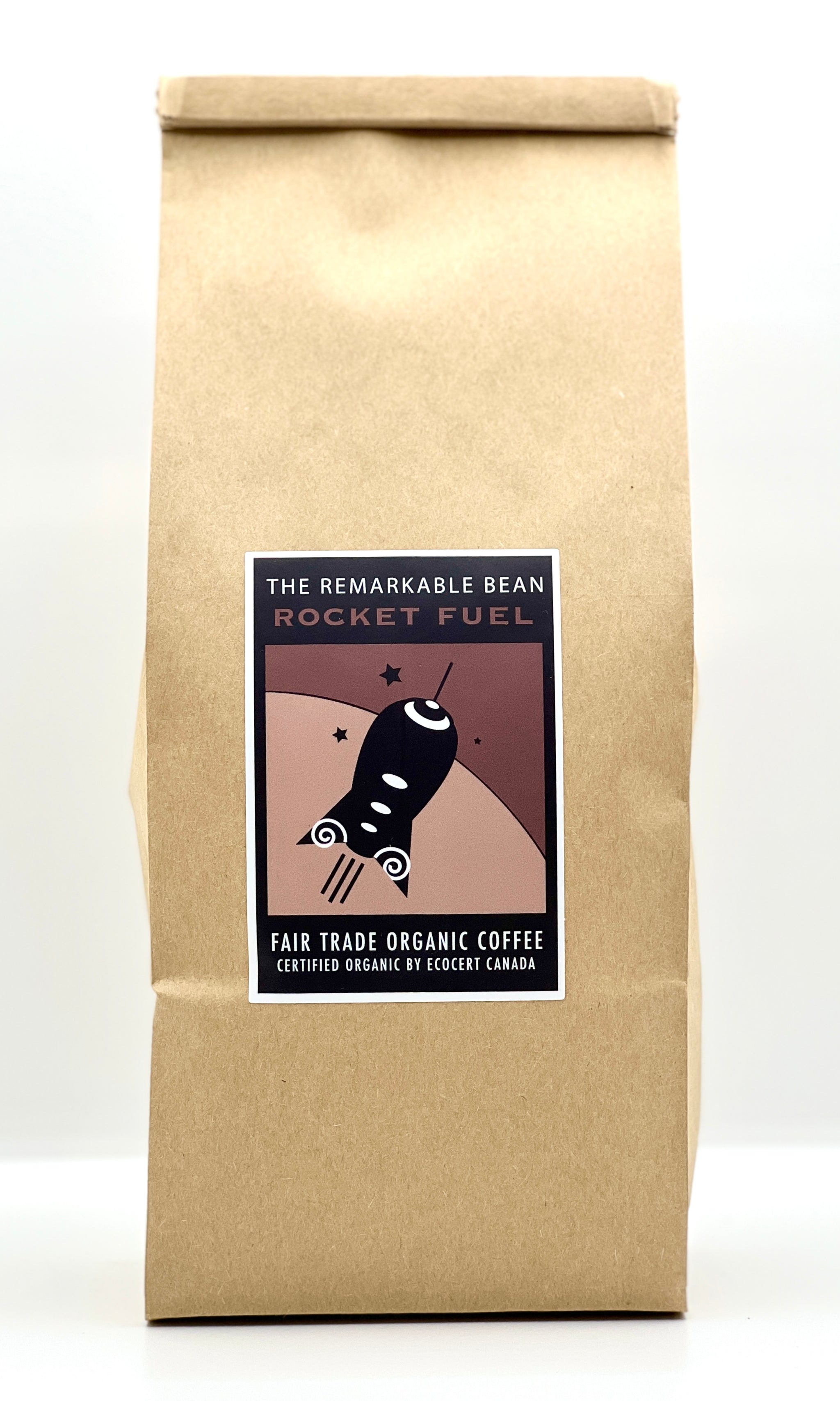 Rocket Fuel Certified Organic Coffee —-super dark roast- strong, bold, rich- 1 lb
